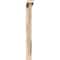 Ekena Millwork Traditional Block Smooth Bracket w/ Offset Brace, Douglas Fir, 3 1/2"W x 26"D x 34"H BKT0402X26X34TRA05SDF - alternate 4